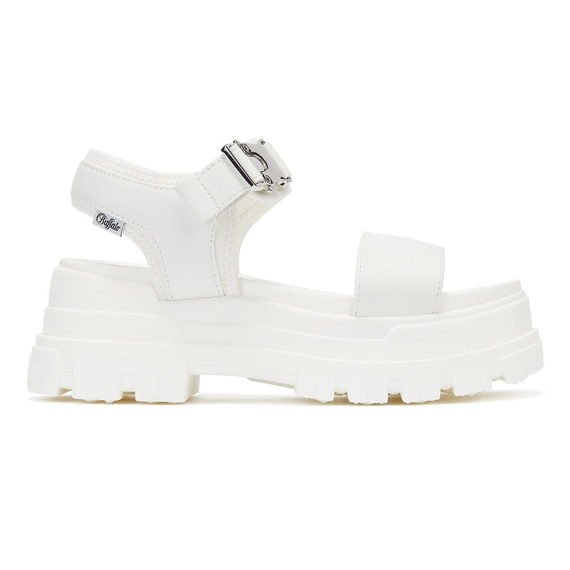 Buffalo Jojo Womens Sandales blanches