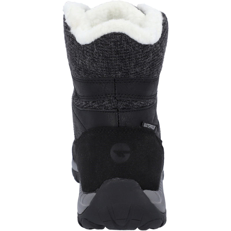 Hi-Tec Riva Mid Bottes De Randonnée Noires Pour Femmes