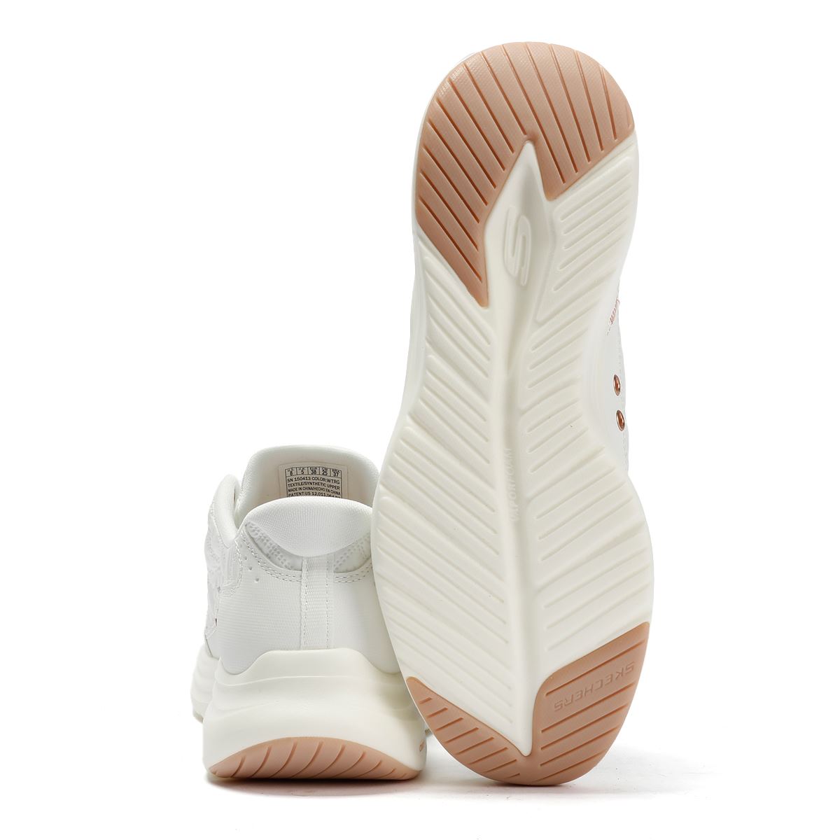 Skechers Slip-Ins Contour Foam Cozy Fit Baskets Blanches Pour Femmes