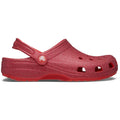Crocs Classic Glitter Sabots Rouges Cerise en Thermoplastique