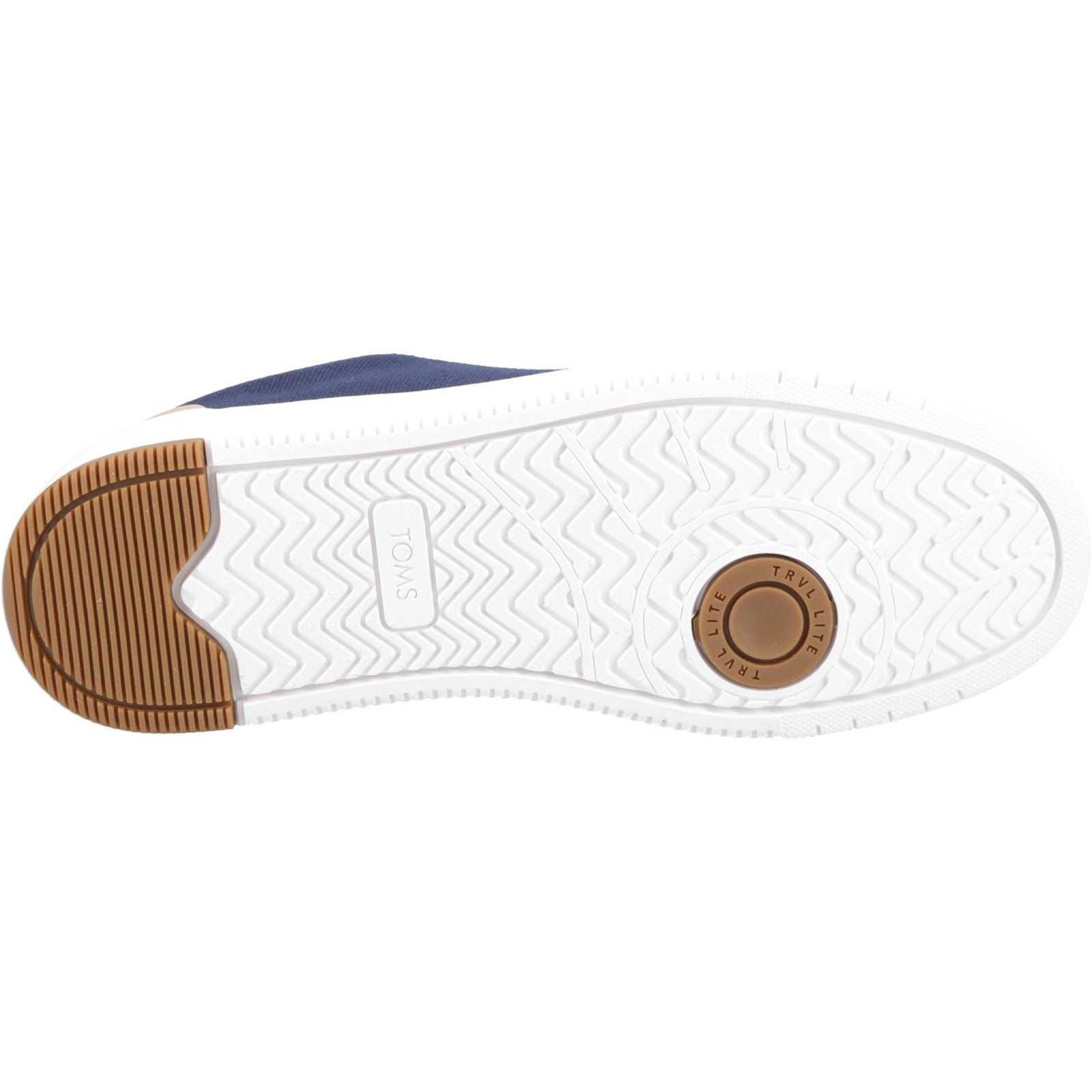 TOMS TRVL Lite 2.0 Low Baskets Homme En Coton 100% Bleu Marine