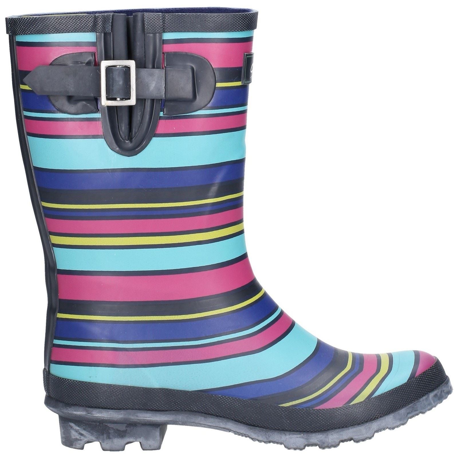 Cotswold Paxford Bottes En Caoutchouc À Rayures Multicolores Pour Femmes