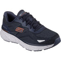 Skechers Edgeride Konzo Chaussures De Sport Pour Hommes En Textile Bleu Marine/orange.