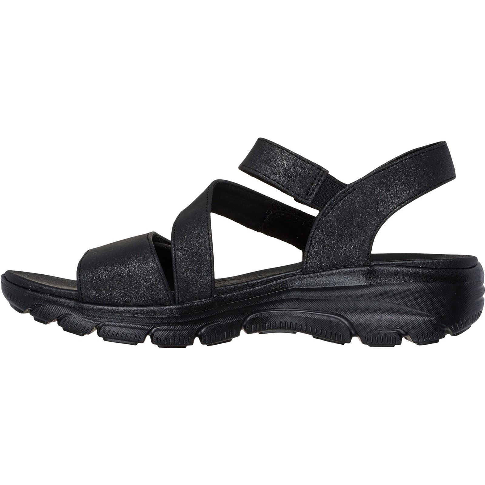 Skechers Easy Going Sandales Noires Pour Femmes