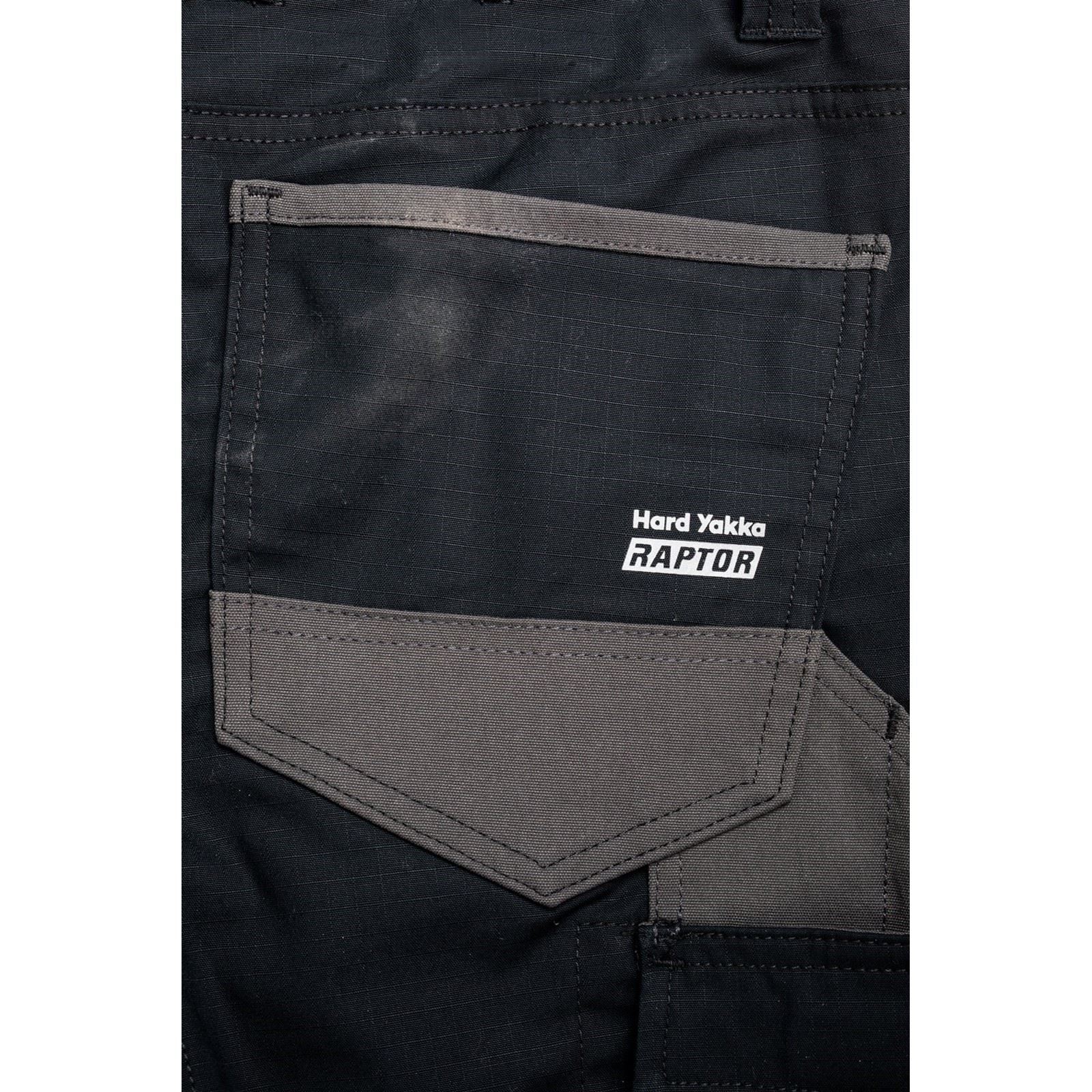 Hard Yakka Raptor Cuffed Pantalon Outdoor Noir En Coton Pour Femmes