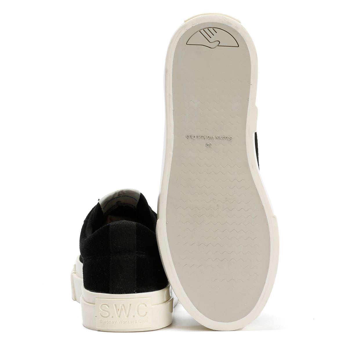 Stepney Workers Club Dellow L Baskets Noires Suede Pour Femmes