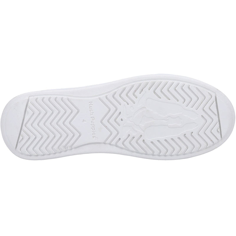 Hush Puppies Camille Baskets Blanches En Cuir Pour Femmes