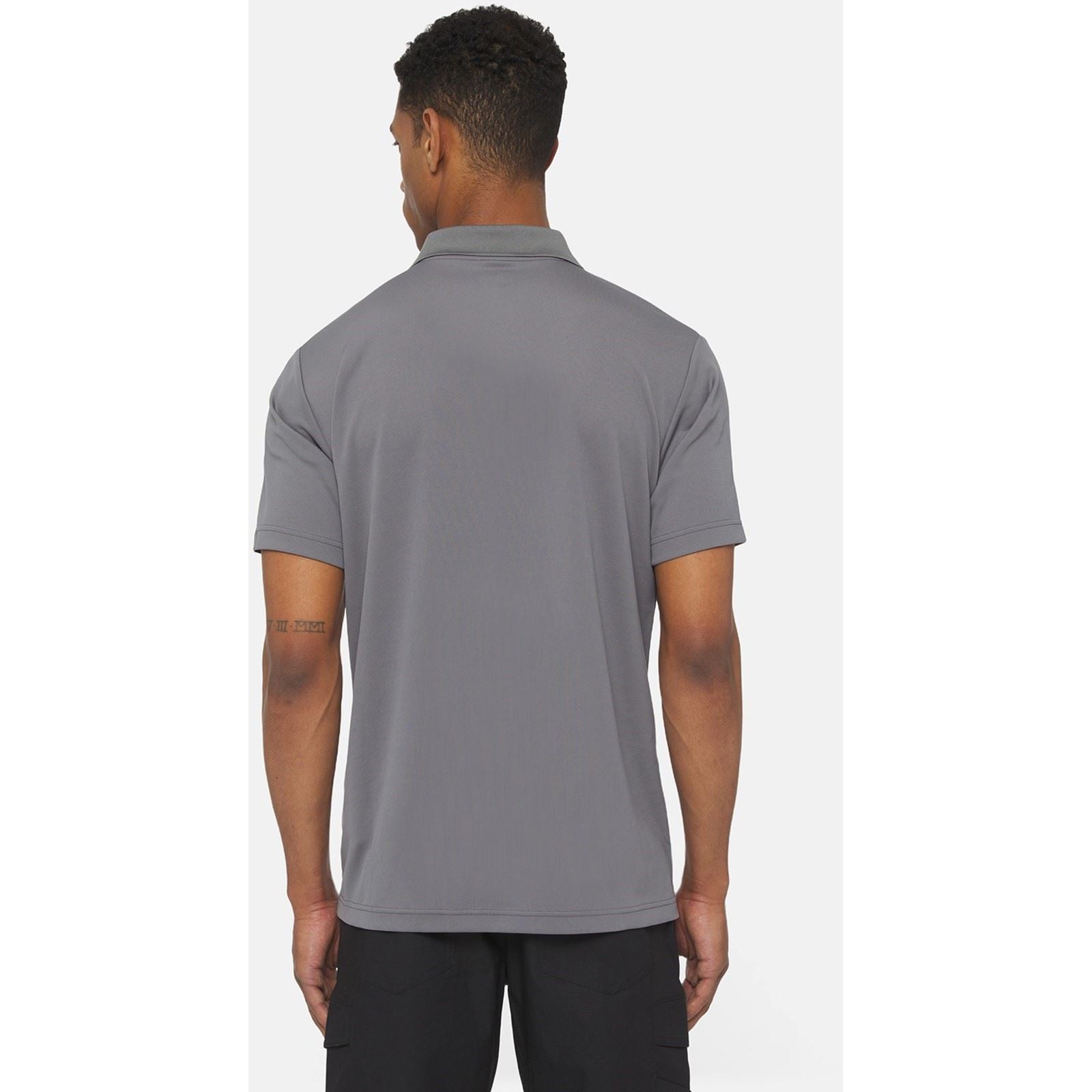 Dickies Everyday Chemise Polo Grise En Polyester Pour Homme