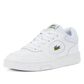 Lacoste Baskets Blanches En Cuir Pour Hommes