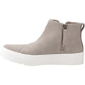 TOMS Verona Mid Bottes En Cuir Taupe Pour Femmes