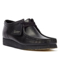 Clarks Wallabee Leather Leather Chaussures à lacets noires pour hommes