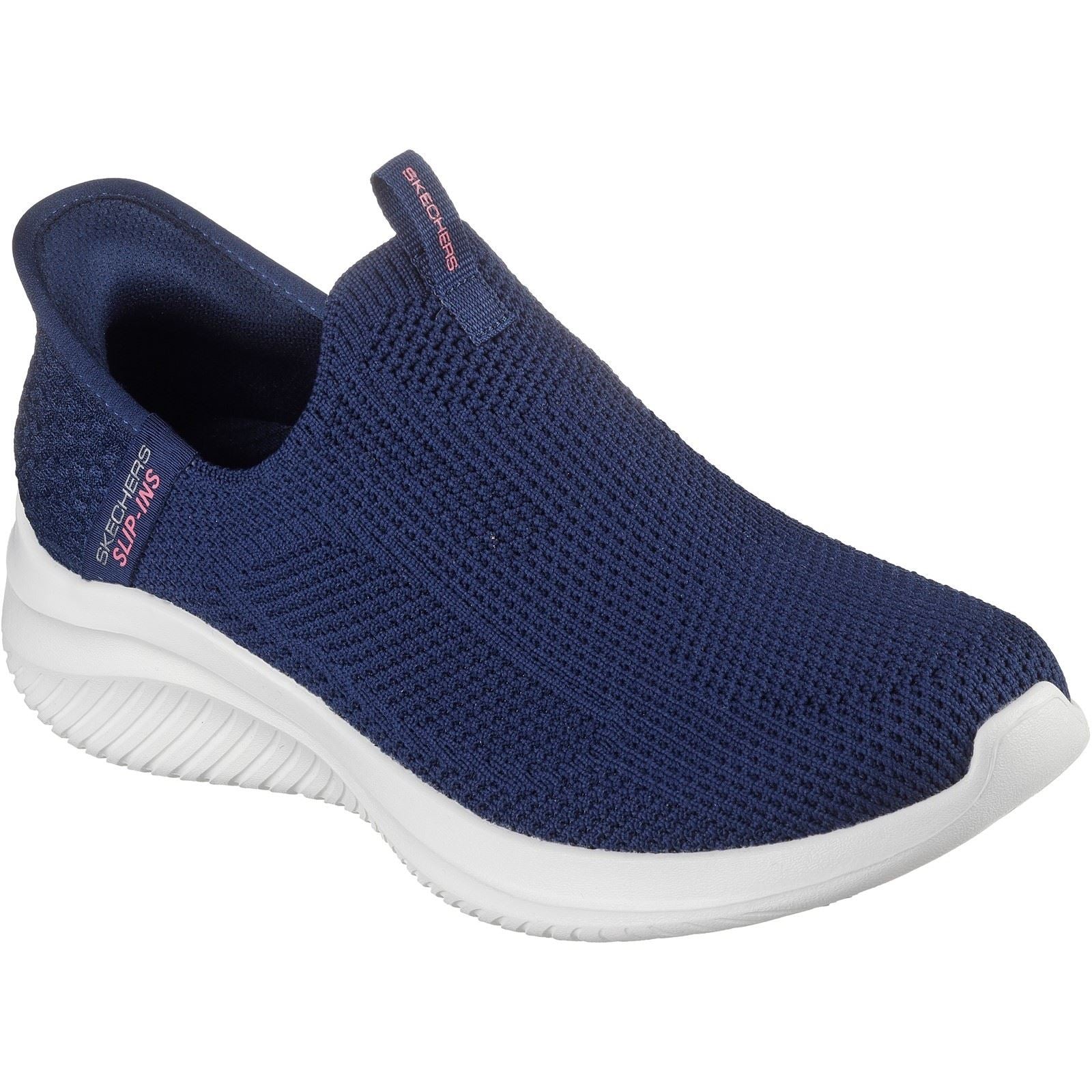 Skechers Ultra Flex 3.0 Easy Win Sneakers En Toile Pour Femmes De Couleur Marine