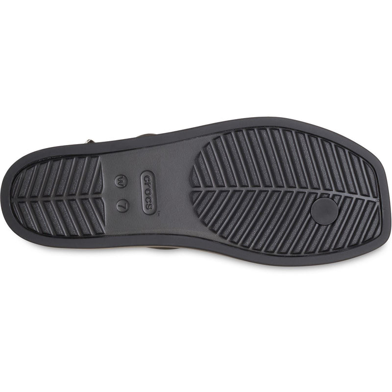Crocs Miami Studded Thong Flip Sandales Noires En Thermoplastique Pour Femmes