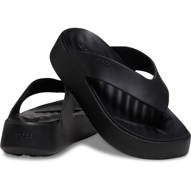 Crocs Getaway Platform sandales noires pour femme en thermoplastique