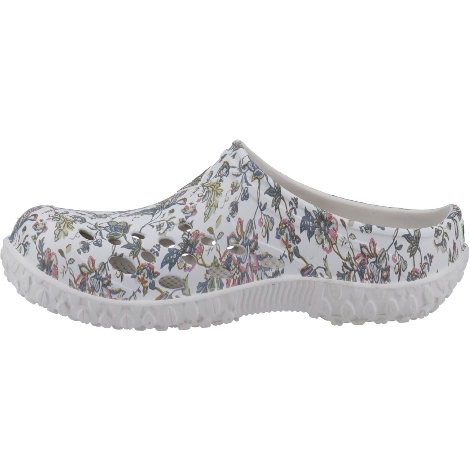 Muck Boots Muckster Lite Sabots À Imprimé Floral Gris Clair