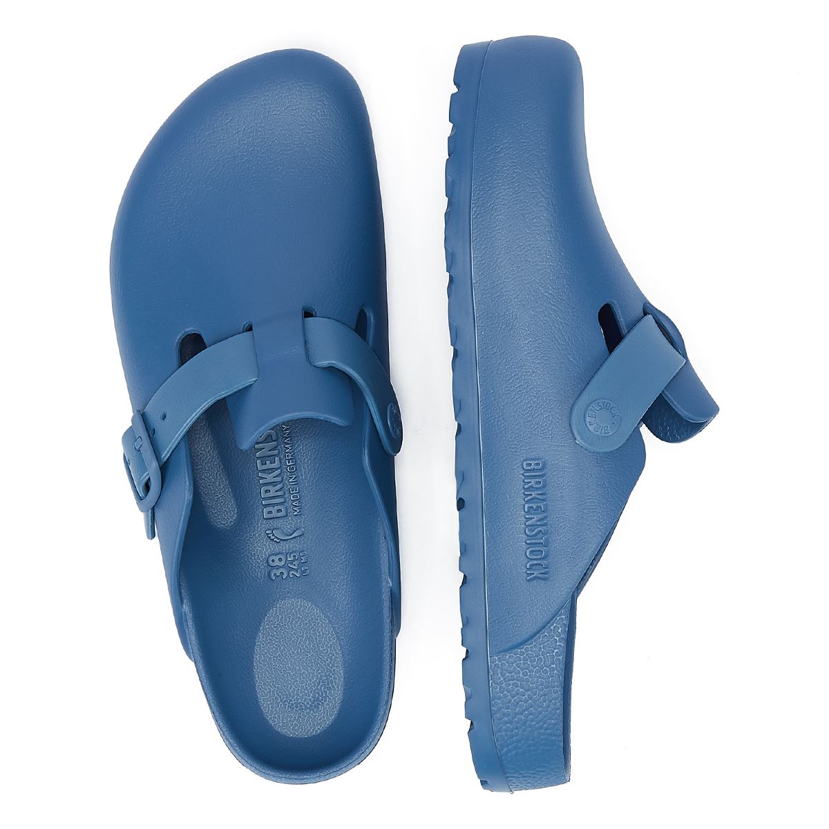 Birkenstock Boston EVA Elemental Chaussures Confortables Bleues Pour Femmes