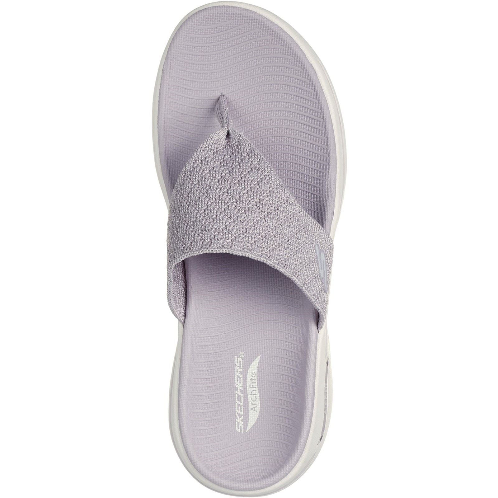 Skechers Go Walk Arch Fit Sandal Spellbound Sandales Lilas Pour Femmes En Synthétique