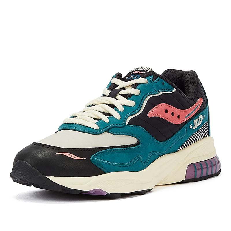 Baskets Saucony 3D Hurricane vertes