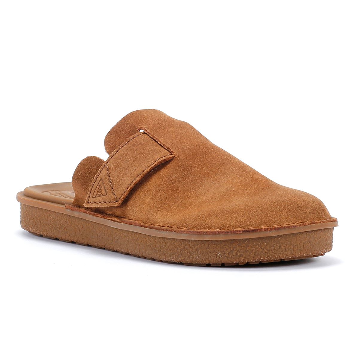 Clarks Main Litton Sabots En Daim Cola Pour Hommes