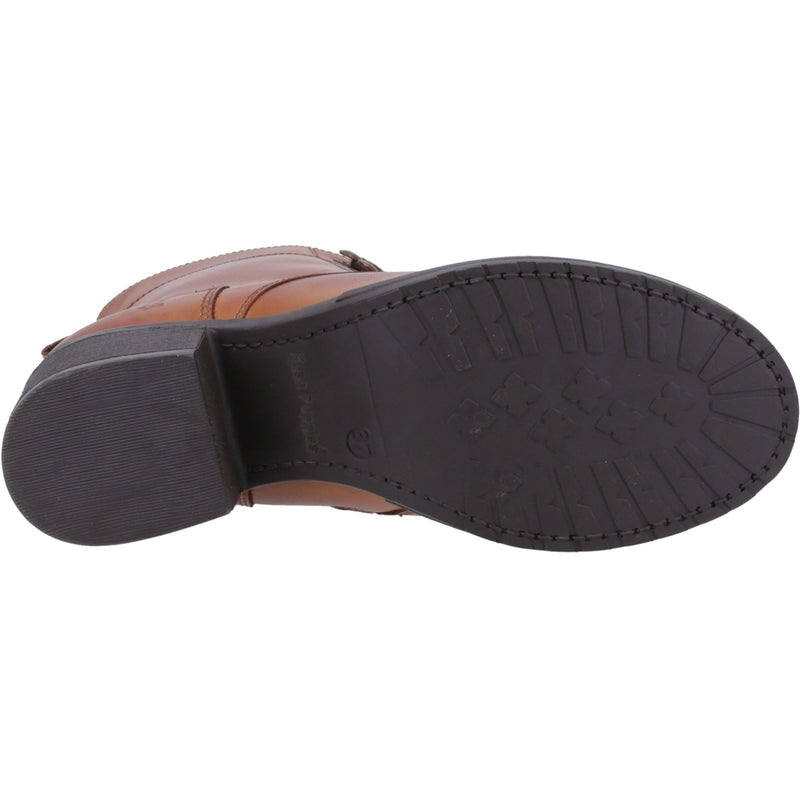 Hush Puppies Harriet Bottes En Cuir Pour Femmes Couleur Tan