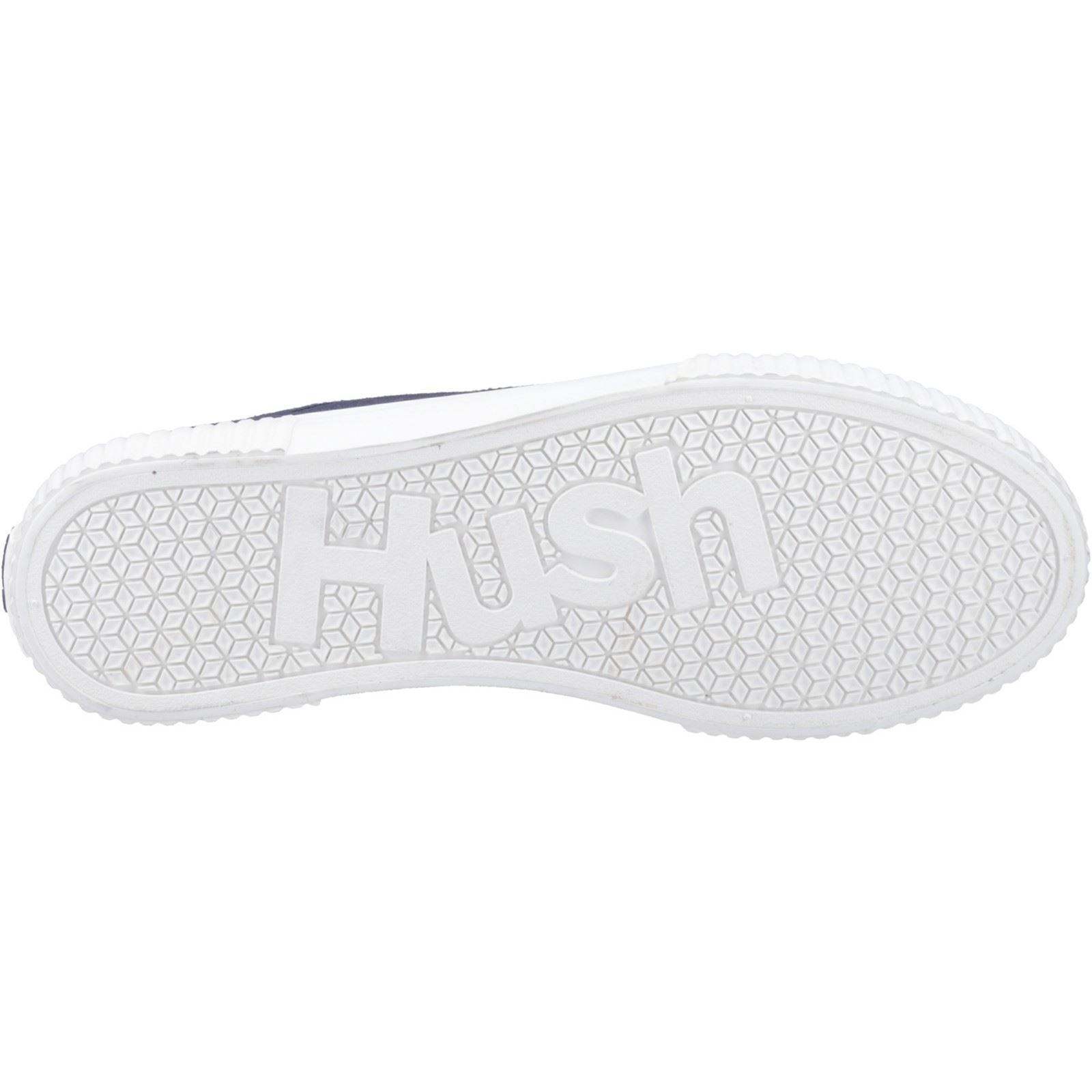 Hush Puppies Freya Canvas Sneakers Pour Femmes En Tissu Bleu Marine