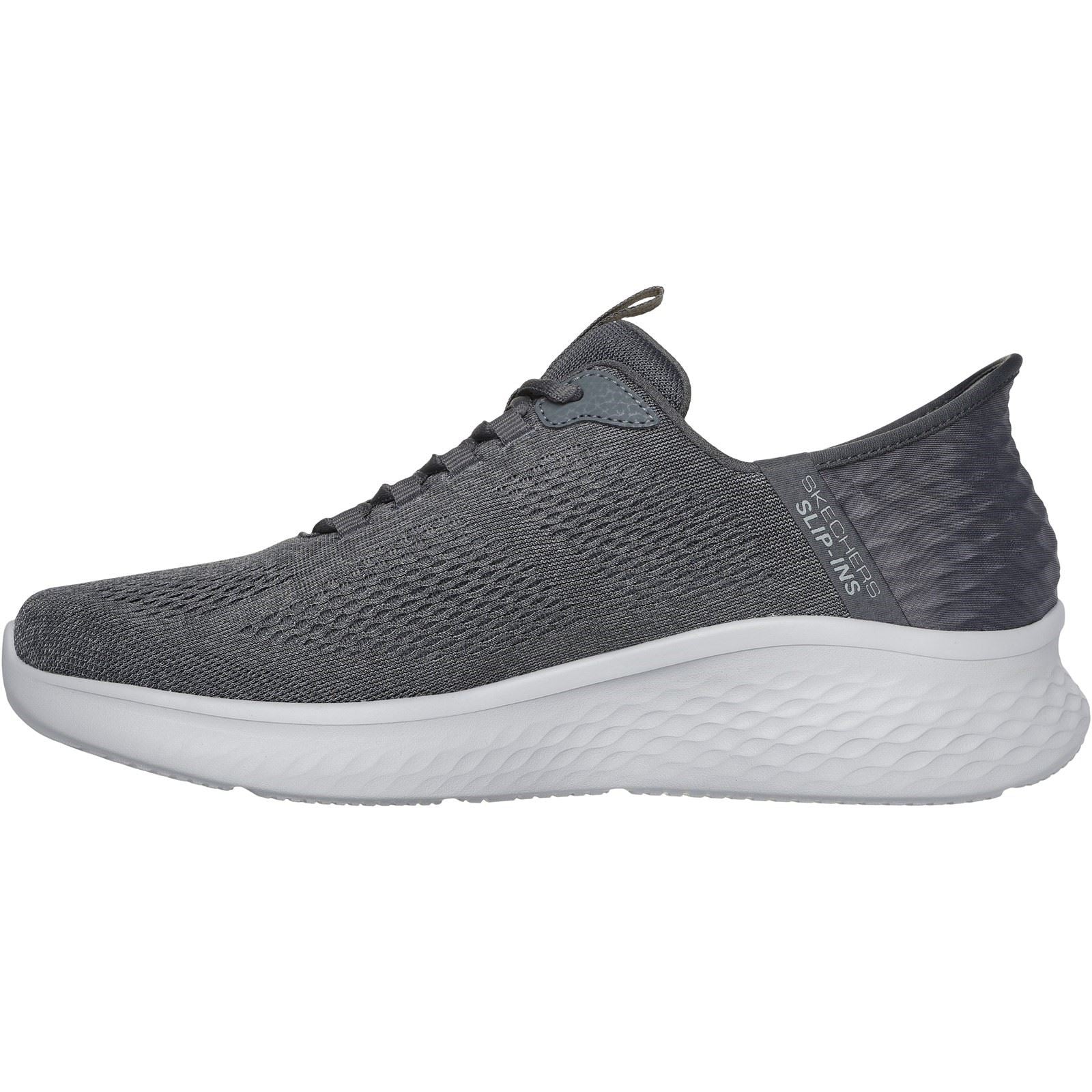 Skechers Skech-Lite Pro Primebase Baskets Pour Hommes En Textile Gris/Bleu