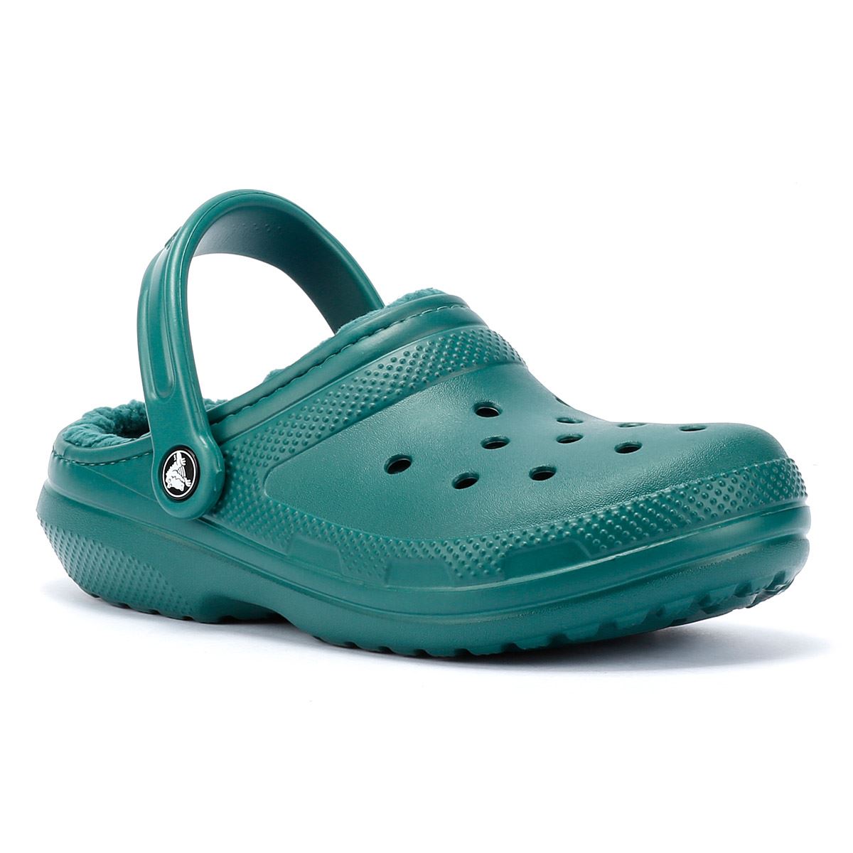 Crocs Classic Lined Sandales Vertes Pour Femmes