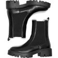 ONLY BETTY-9 WARM LINED Bottines À Talons Noires En Polyuréthane Pour Femmes