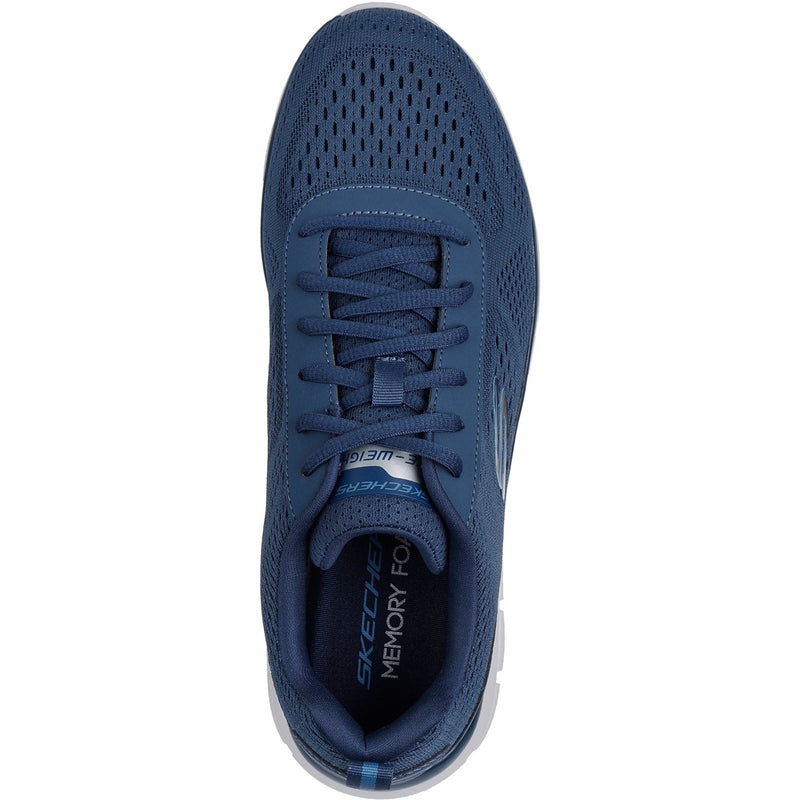 Skechers Track Leshur Sneakers Homme Bleues En Polyester