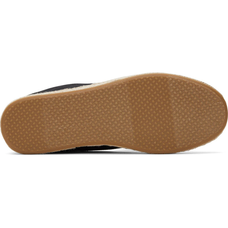 TOMS Carolina Espadrilles Noires Pour Femmes En 100% Coton