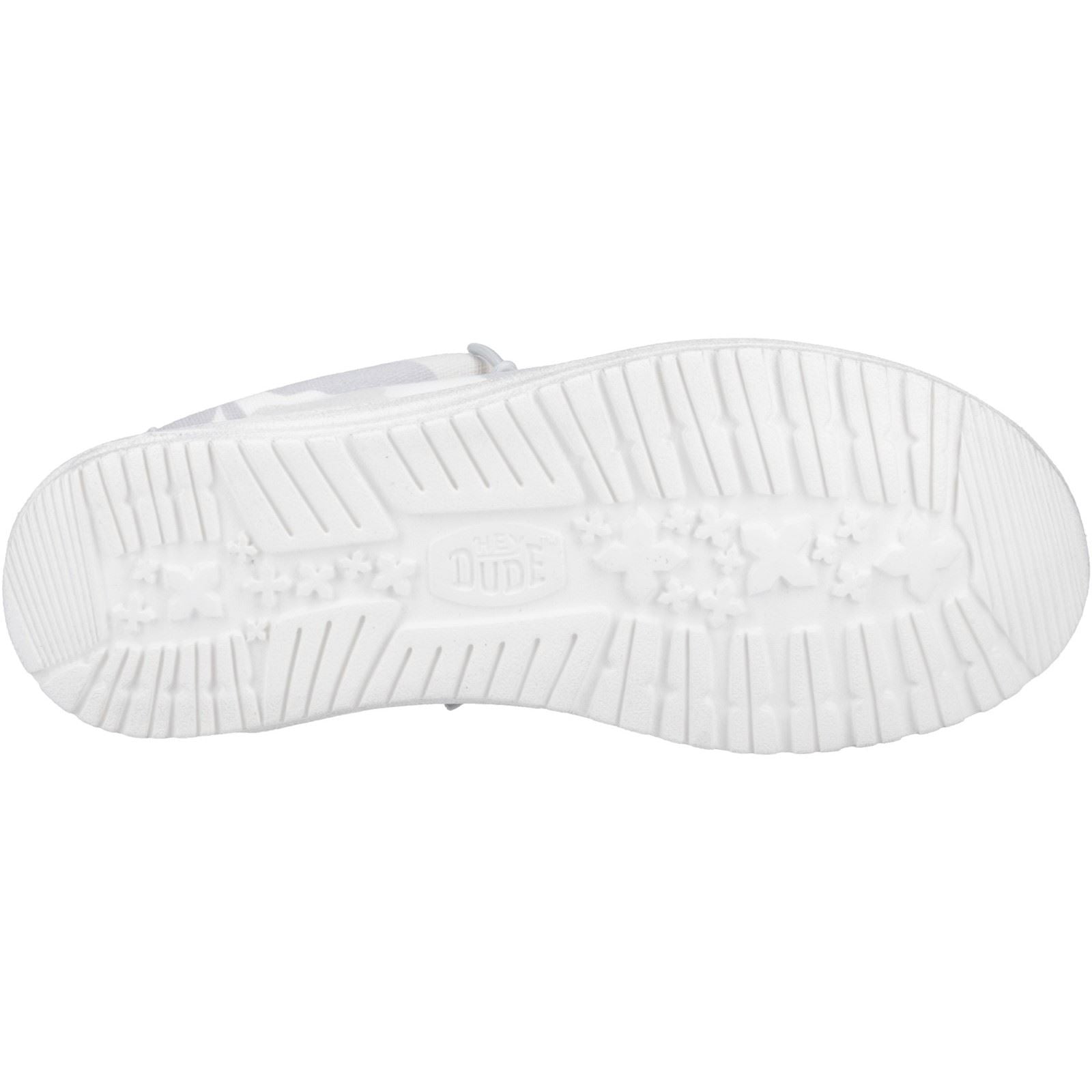 HEYDUDE Wally Washed Camo Chaussures Bateau Pour Homme En Camo Désert En Nuances De Gris