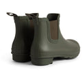 Hunter Original Chelsea Boot Bottes En Caoutchouc Pour Femme De Couleur Olive Foncée