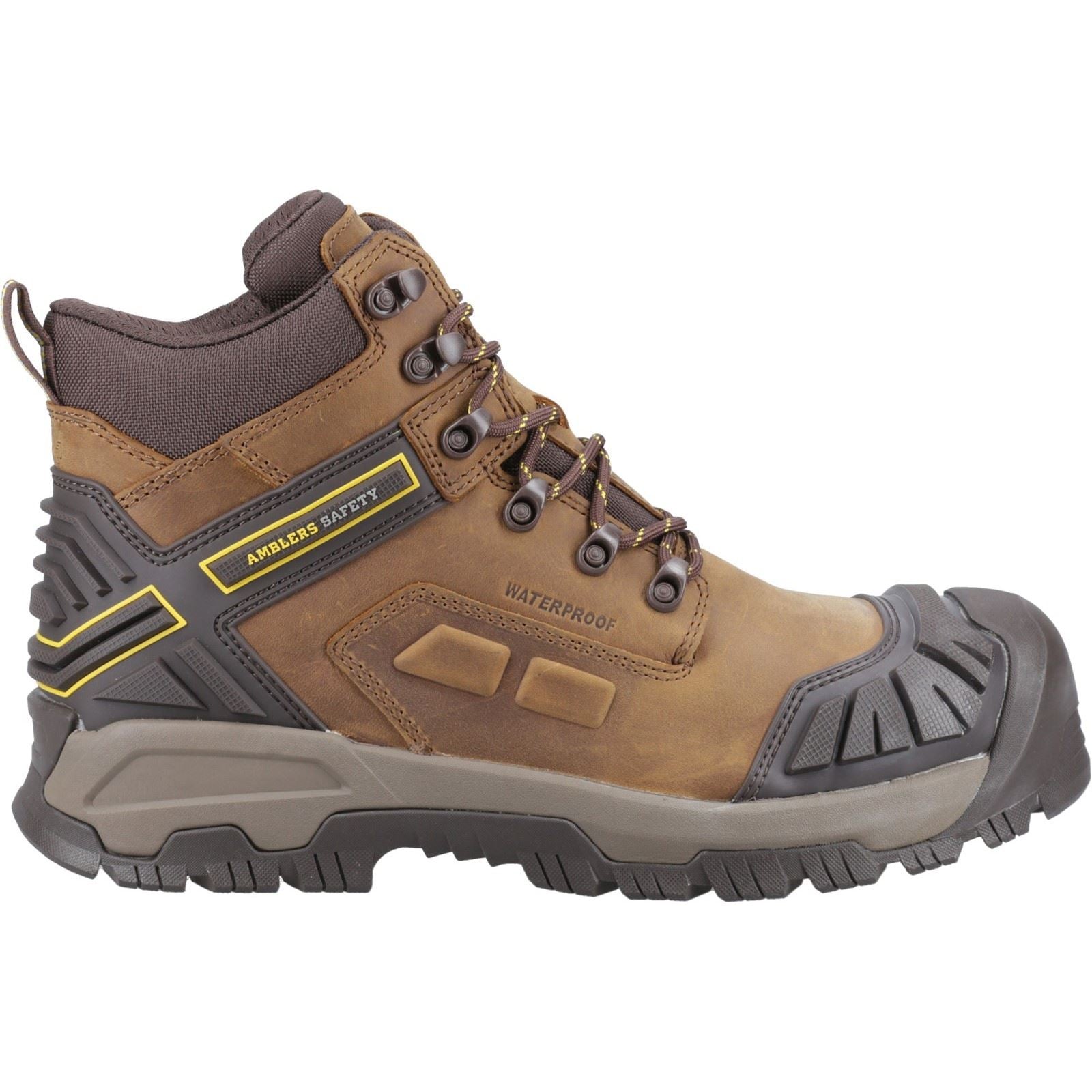 Amblers Safety Bottes De Sécurité En Cuir Marron Quarry