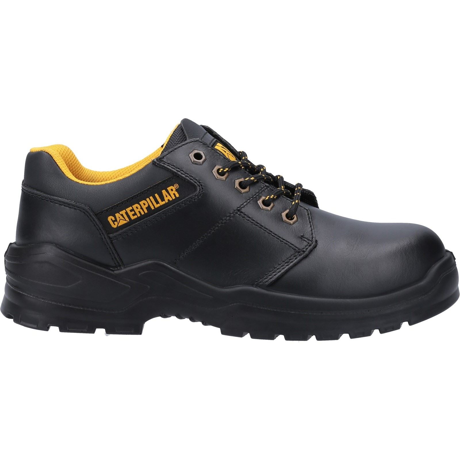 Caterpillar Chaussures De Sécurité En Cuir Noir Striver Low S3