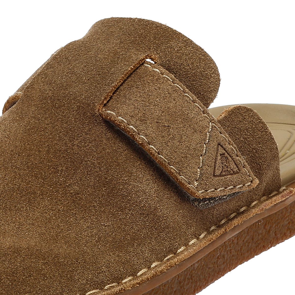 Clarks Main Litton Sabots En Daim En Chêne Pour Hommes