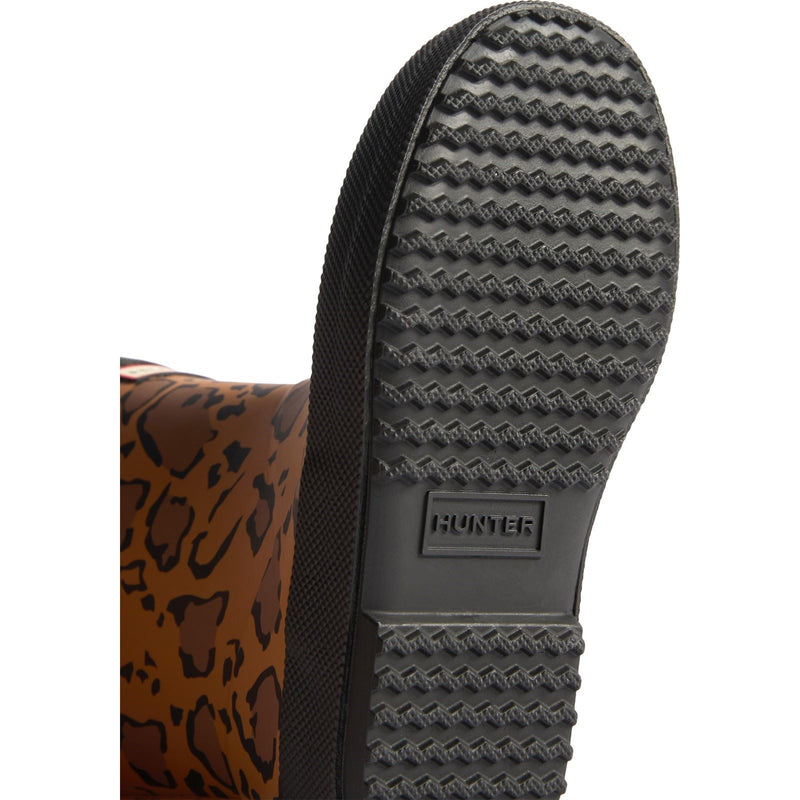 Hunter Kids First Bottes En Caoutchouc Unisexes Pour Enfants Riches Tan/Selle/Noir