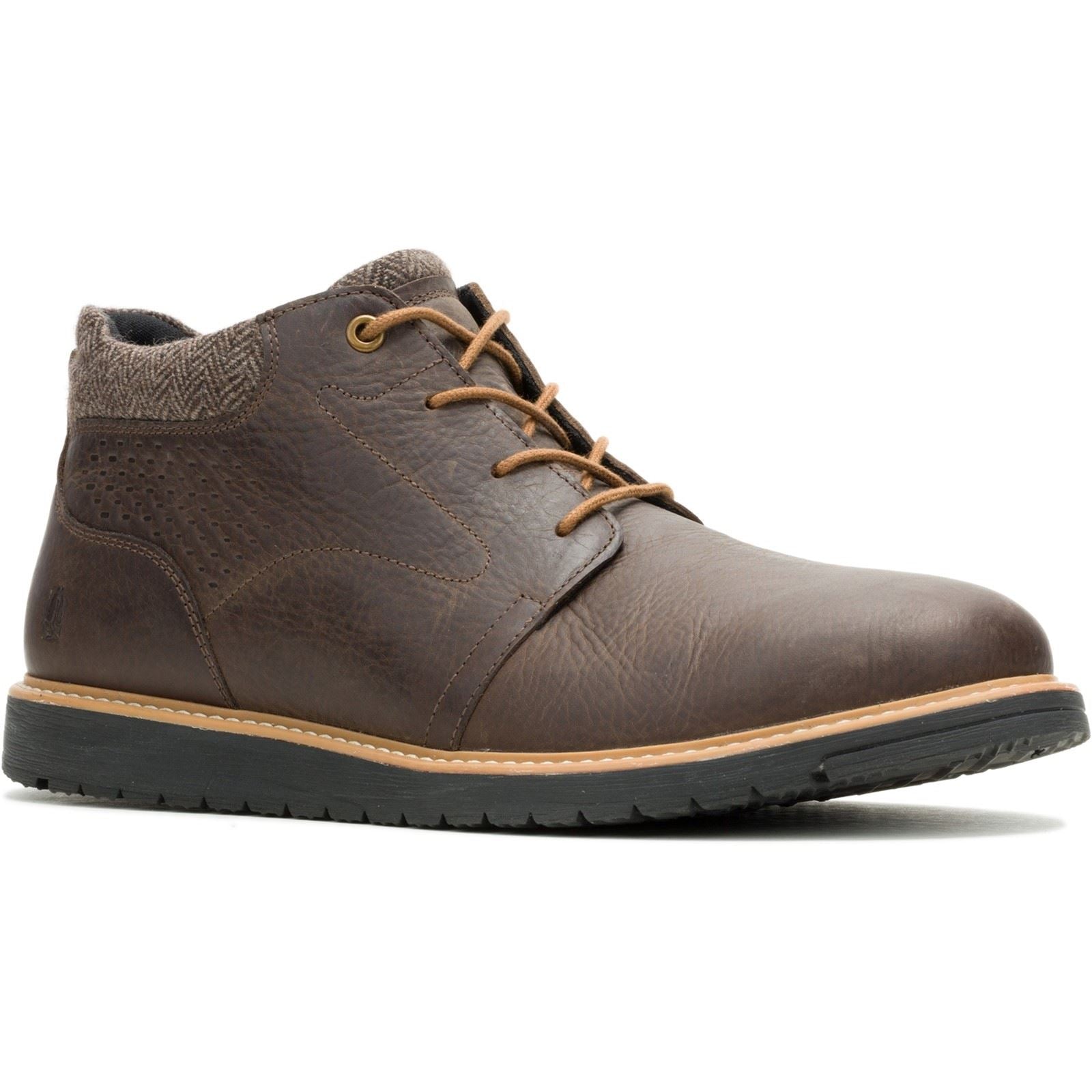 Hush Puppies Jenson Bottes De Cheville Pour Homme En Cuir Marron