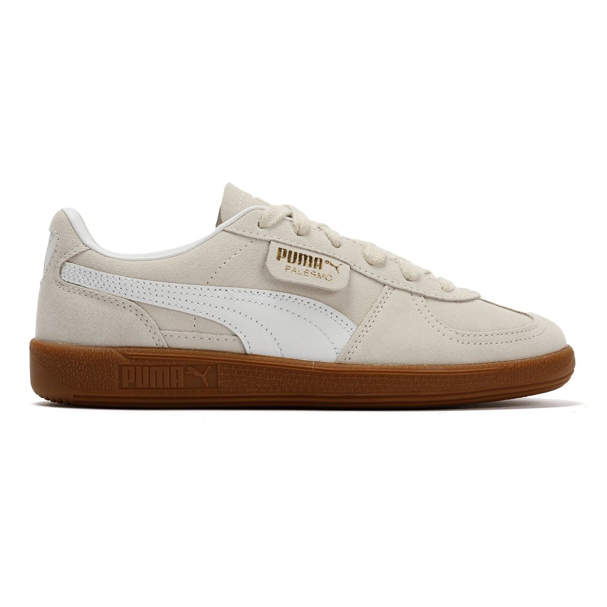Puma Palermo Baskets Blanches Pour Femmes Suède