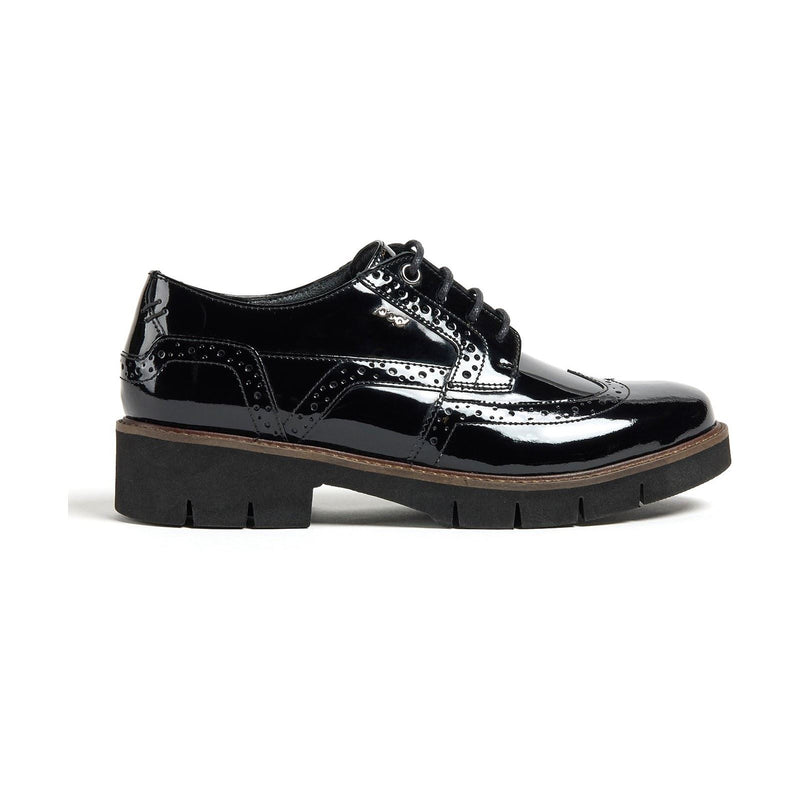 Pod Kacey Chaussures Brogues Noires Pour Femmes En Cuir