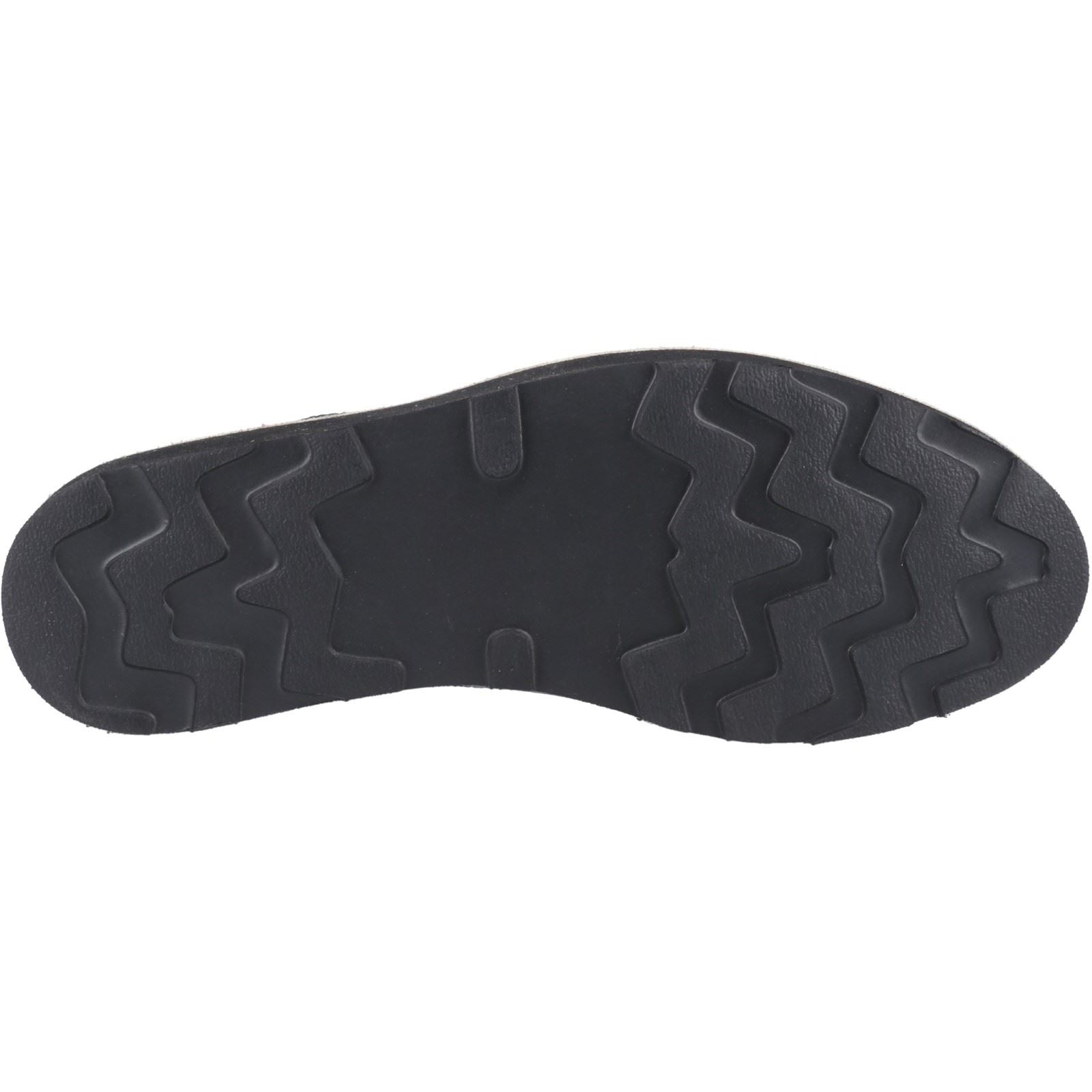 Hush Puppies Kennedy Bottes En Cuir Noires Pour Hommes