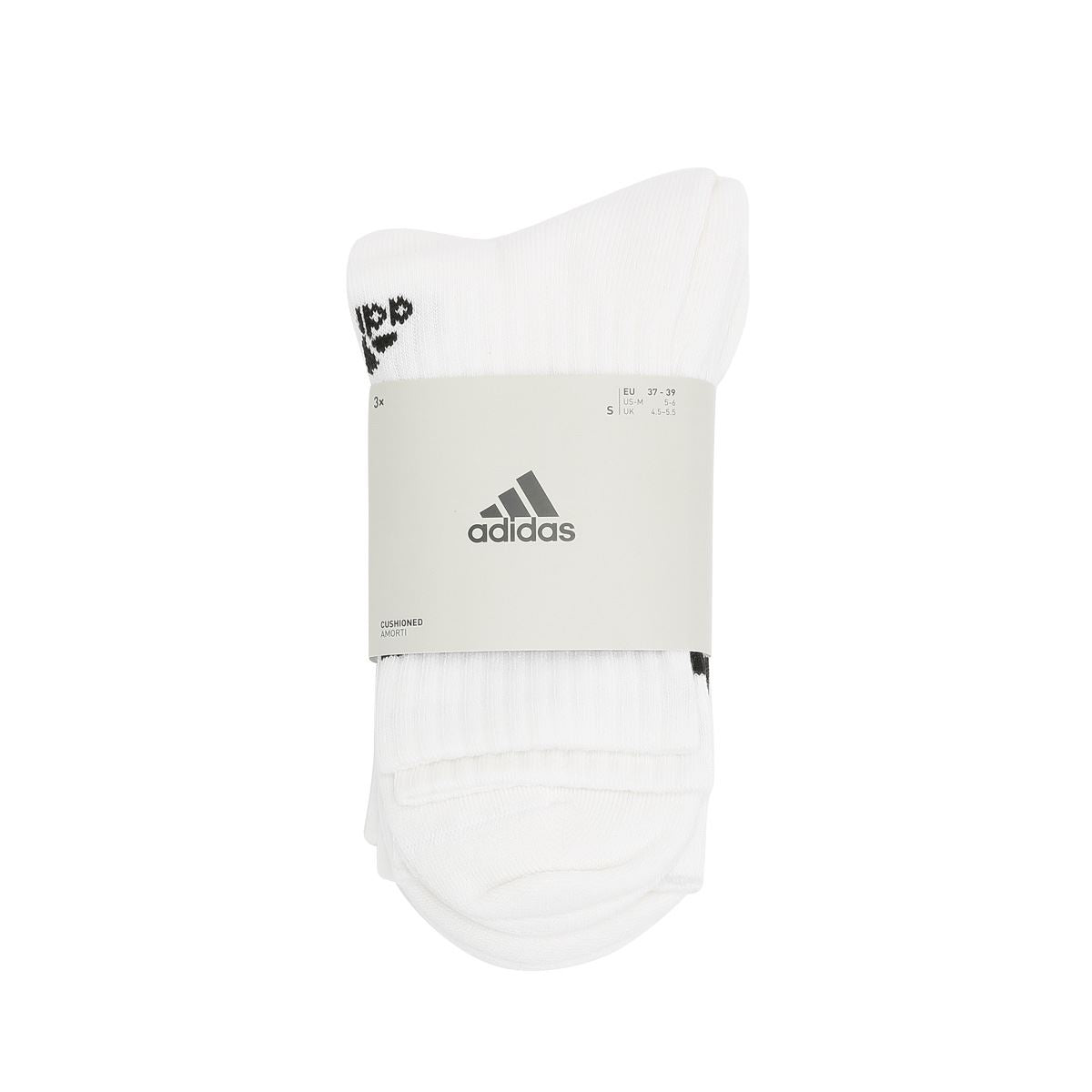 Adidas 3S C SPW CREW 3 Pack Chaussettes En Coton Blanc