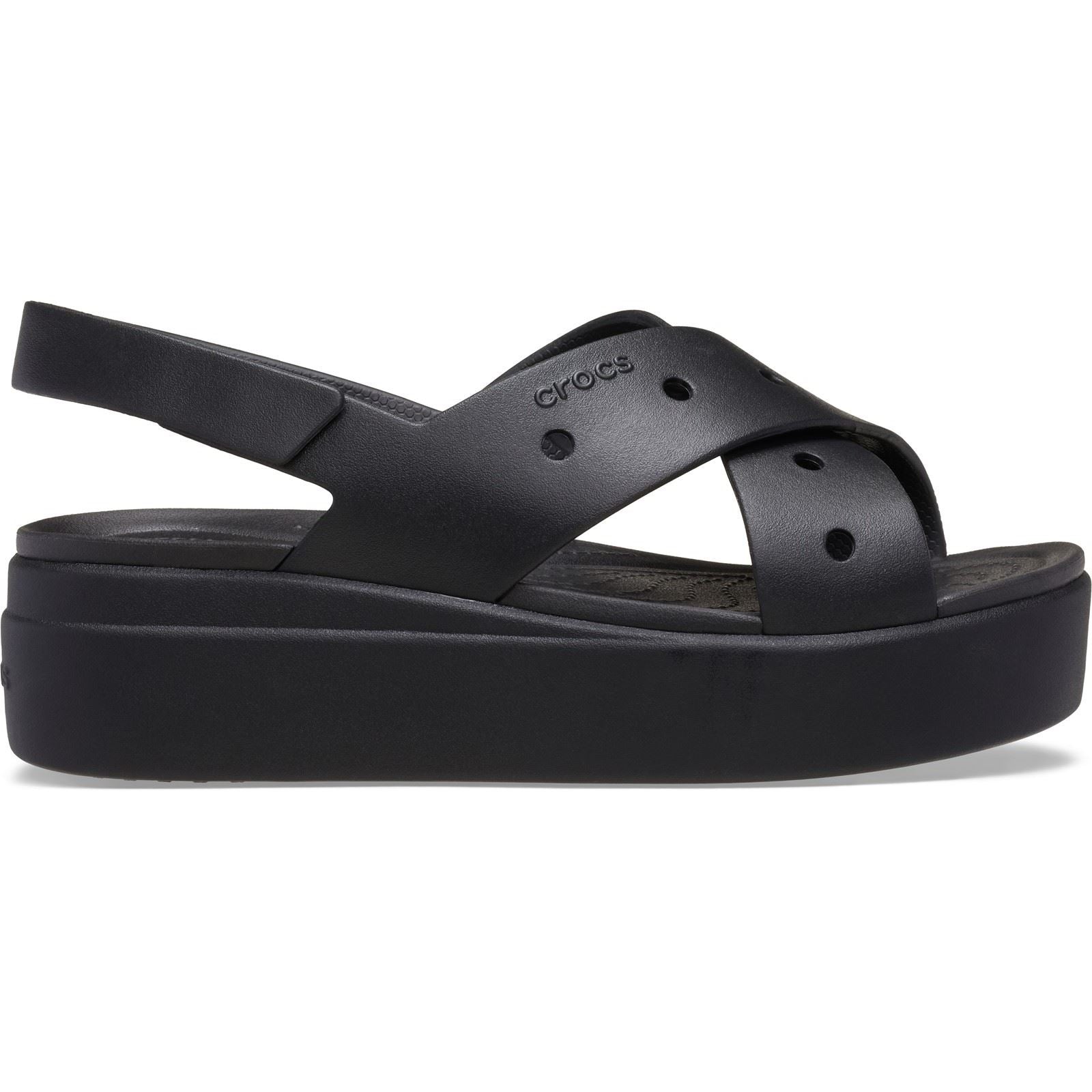 Crocs Brooklyn 4U Sandales Noires Pour Femmes En Eva