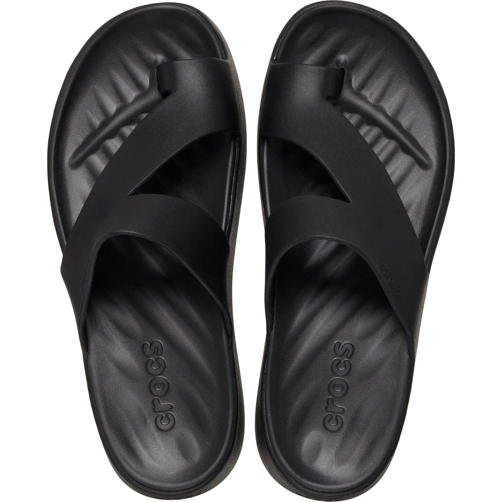 Crocs Getaway Platform Sandales Noires Pour Femme En Thermoplastique