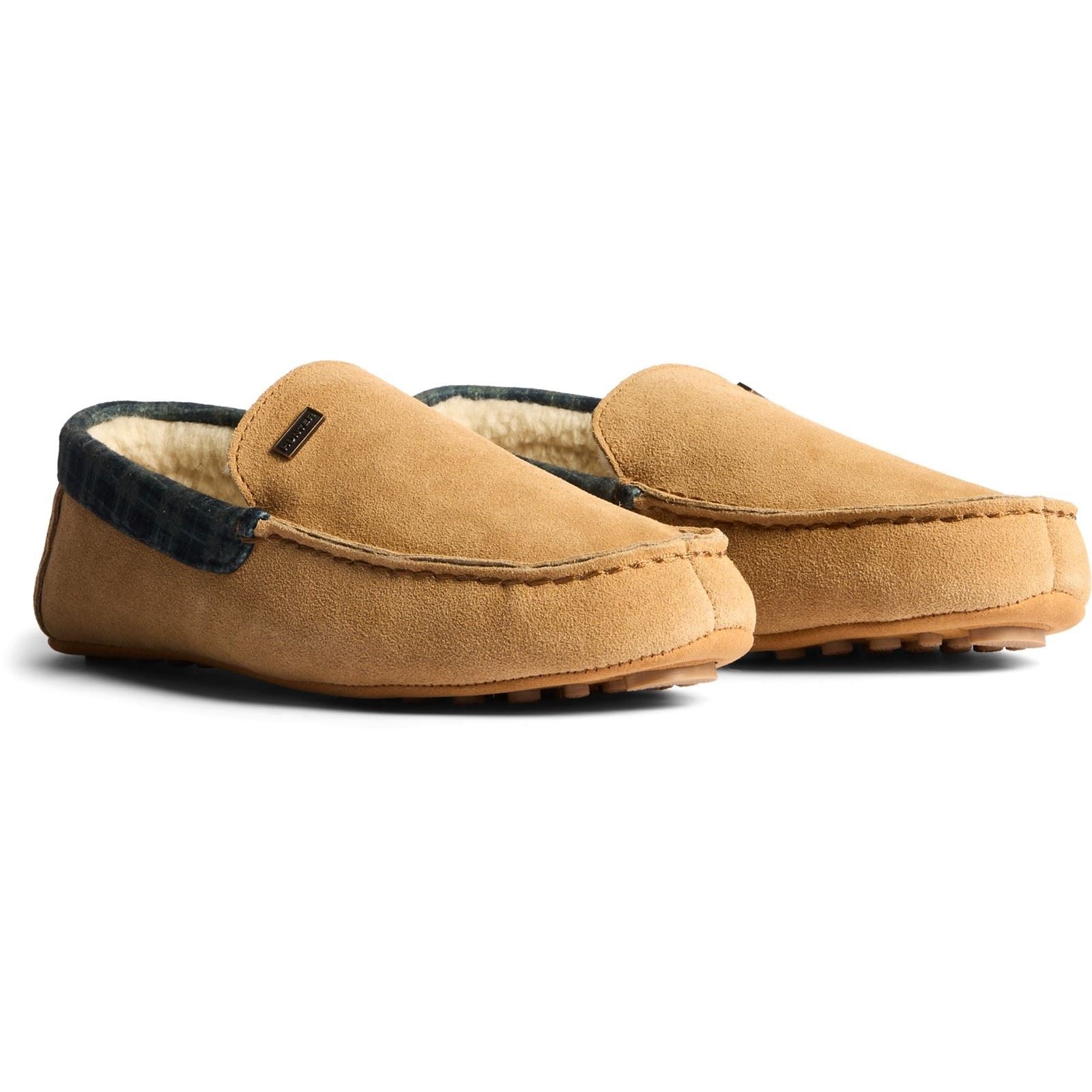 Hunter Moccassin Chaussons Biscuit En Suède Pour Hommes