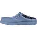 HEYDUDE Wally Slip Canvas Chaussons Bleu Élémentaire Pour Hommes En 100% Coton