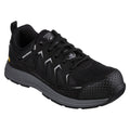 Skechers Workwear Malad II Baskets De Sécurité Noires Pour Hommes En Textile