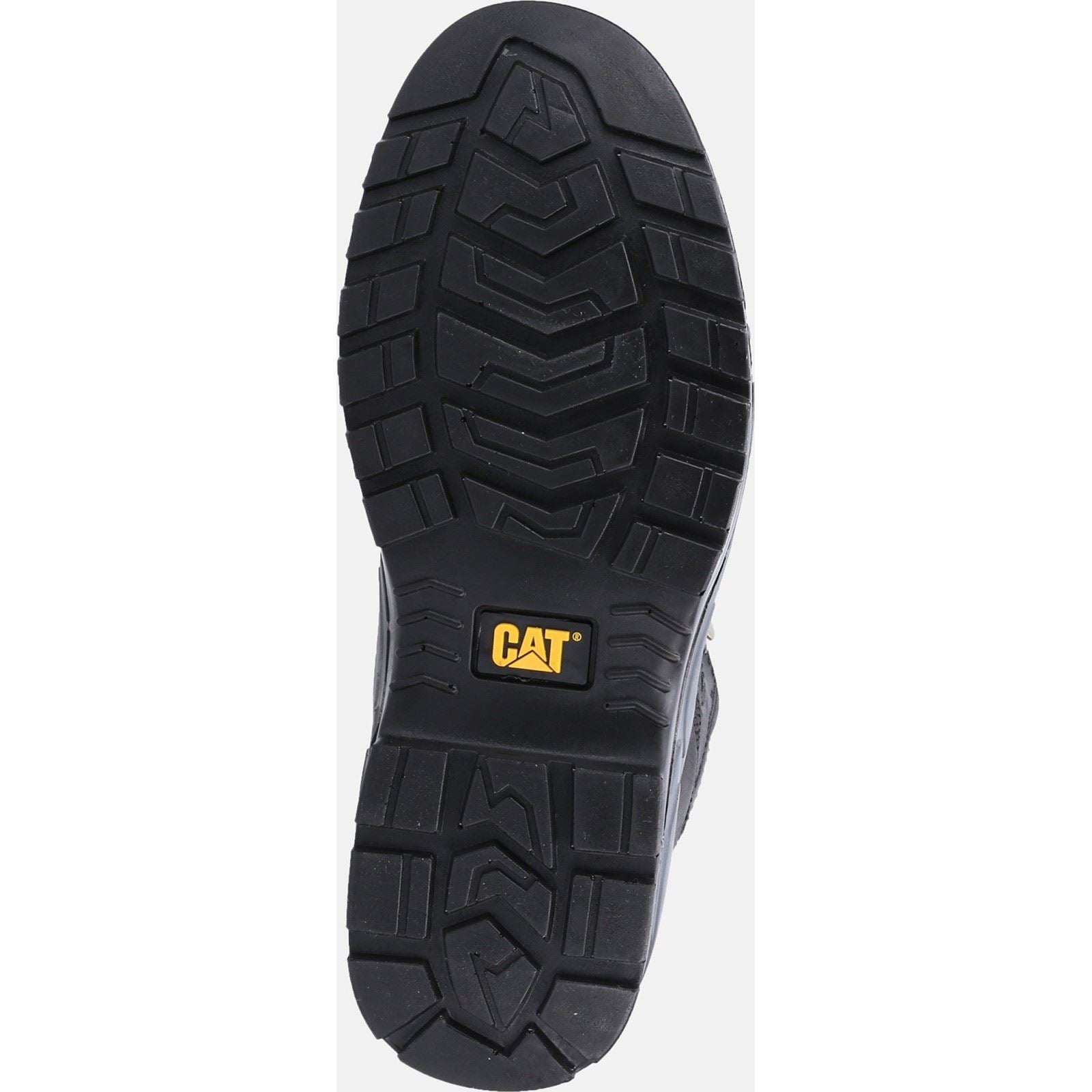 Caterpillar Bottes De Sécurité En Cuir Noir Striver