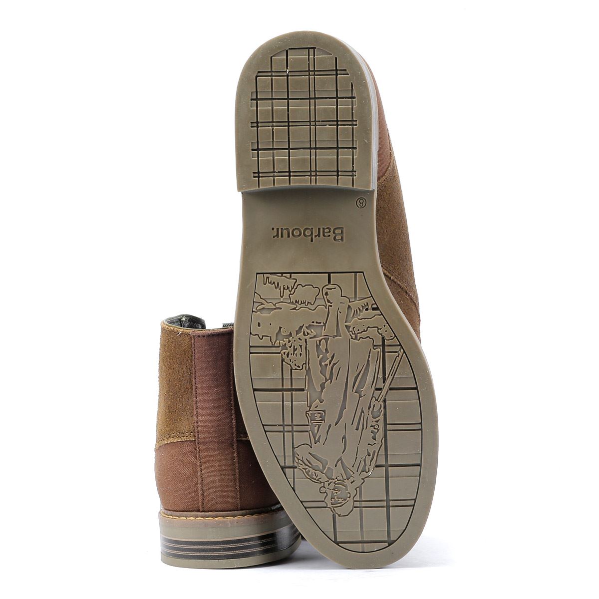 Barbour Readhead Bottes En Cuir Marron Pour Hommes