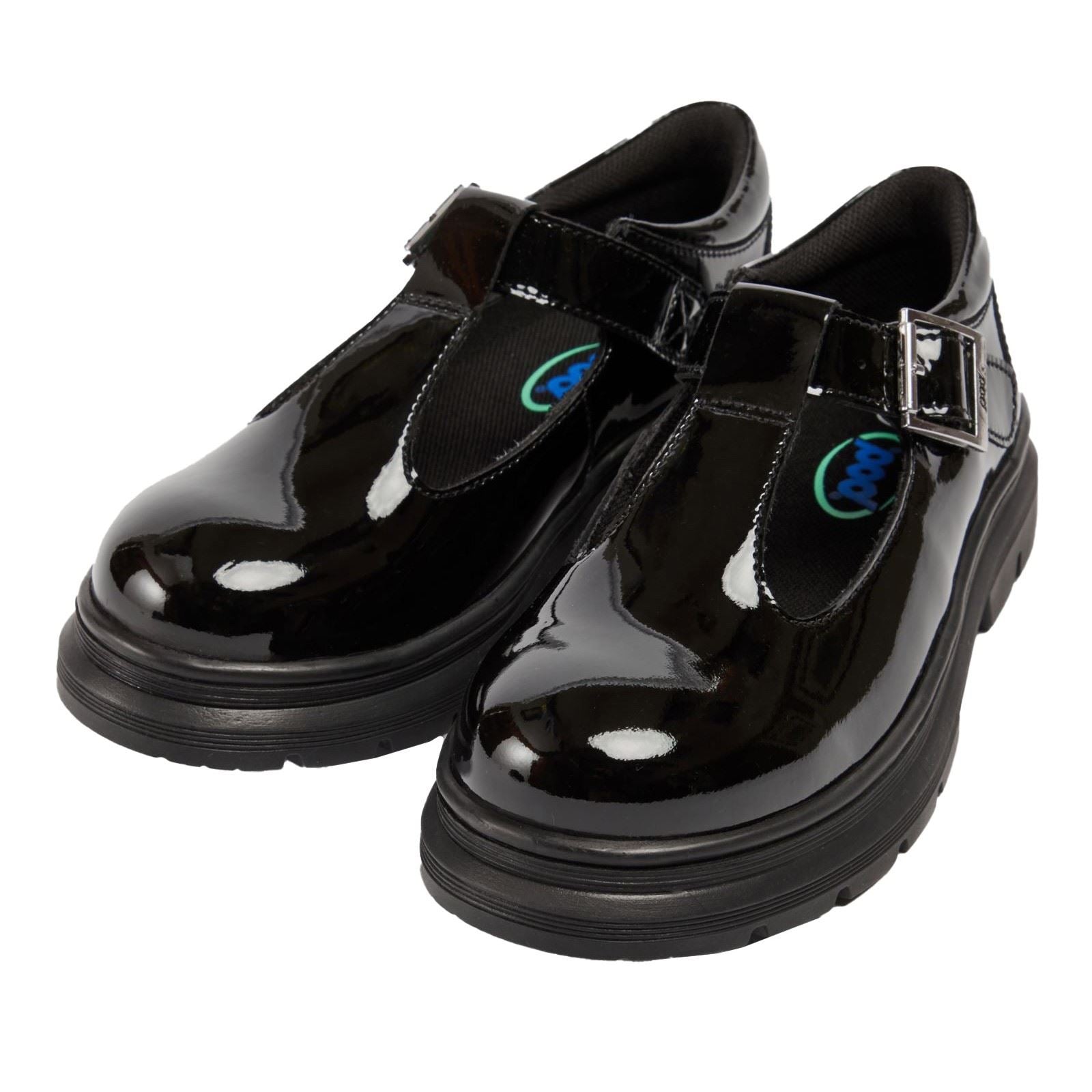 Pod Emilie Chaussures Pour Filles En Simili Cuir Noir Verni