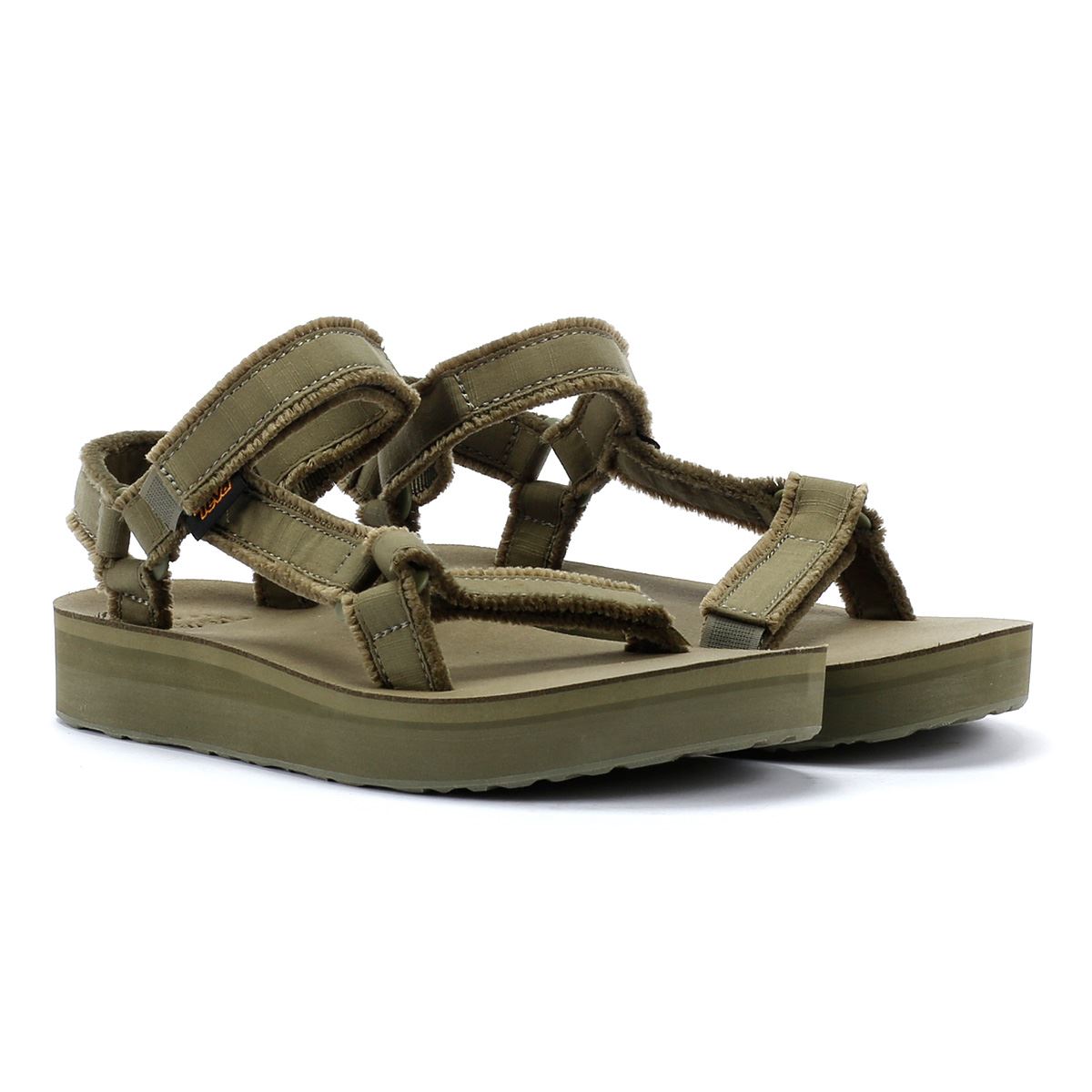 Teva Midform Universal Sandales En Synthétique Pour Femmes De Couleur Olive